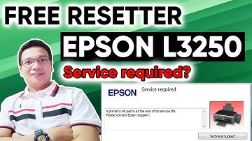 Service required! Epson L3250 || Free Resetter