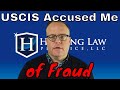 What happens if USCIS Accuses Me of Fraud?