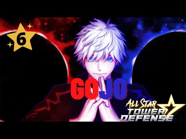 Gojo 6 star showcase in All Star Tower Defense #astd #allstartowerdefe