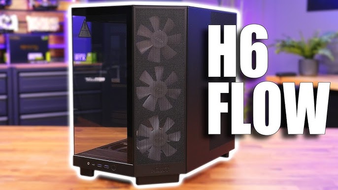 NZXT Boîtier d'ordinateur H6 RGB Flow Noir