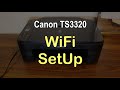 Canon TS3320 WiFi SetUp !!