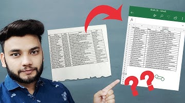 Convert any Image to Excel Data Sheet in Your Phone | Excel App Trick | Image to Excel Sheet| #Excel