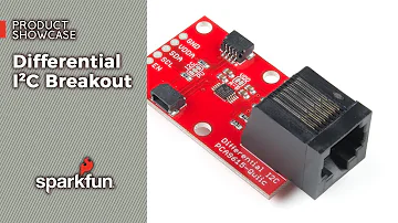 I2C is a relatively easy protocol to implement to communicate with one or more devices on a bus. However, it is limited in range and susceptible to electromagnetic interference (EMI). To combat these problems, differential I2C uses a set of differential signals to transmit SCL and SDA information over wires. To get even more distance, you can use twisted pair or shielded cabling. The SparkFun Differential I2C Breakout Board performs this translation for you and provides a set of Qwiic connectors along with an RJ45 to use CAT-5 or CAT-6 cables.