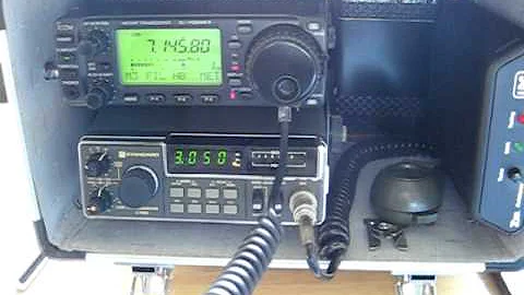 Icom IC 706 portable station