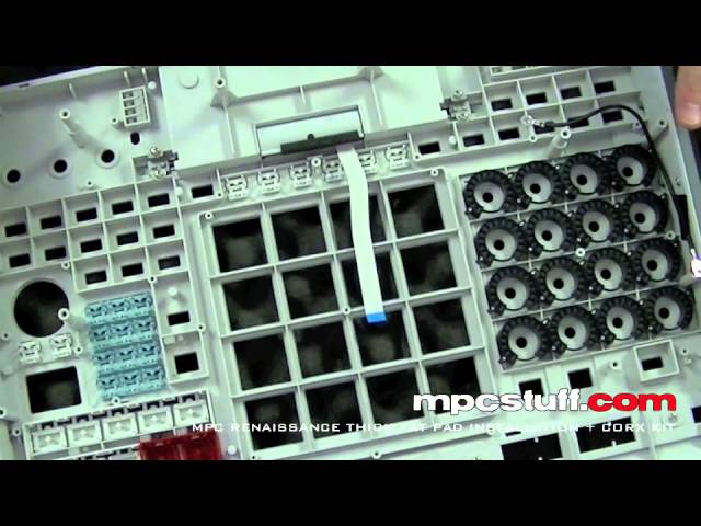 Akai MPC Renaissance Thick Fat Pad Set - Installation Video