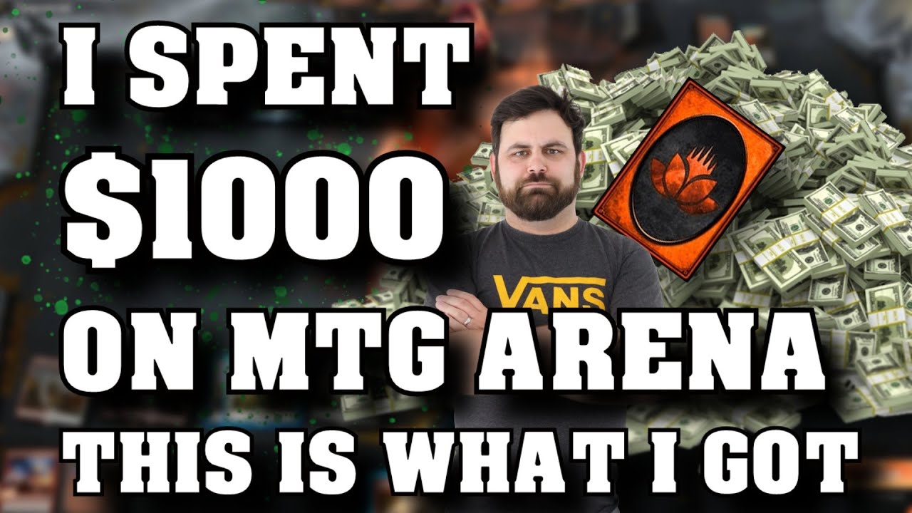 실험: MTG 아레나 새 계정에 1000달러를 쓰면 뭘 얻을 수 있을까?