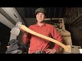 How to make an axe handle hand tools only