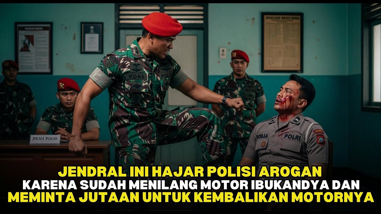 Tak Terima Ibunya Dipermalukan Polisi, Jenderal Kopassus Ngamuk di Kantor ! Berakhir Mengguncang