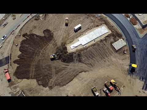 Реконструкция Московского шоссе пр. Кирова 06.08.2017 (Самара) 4K