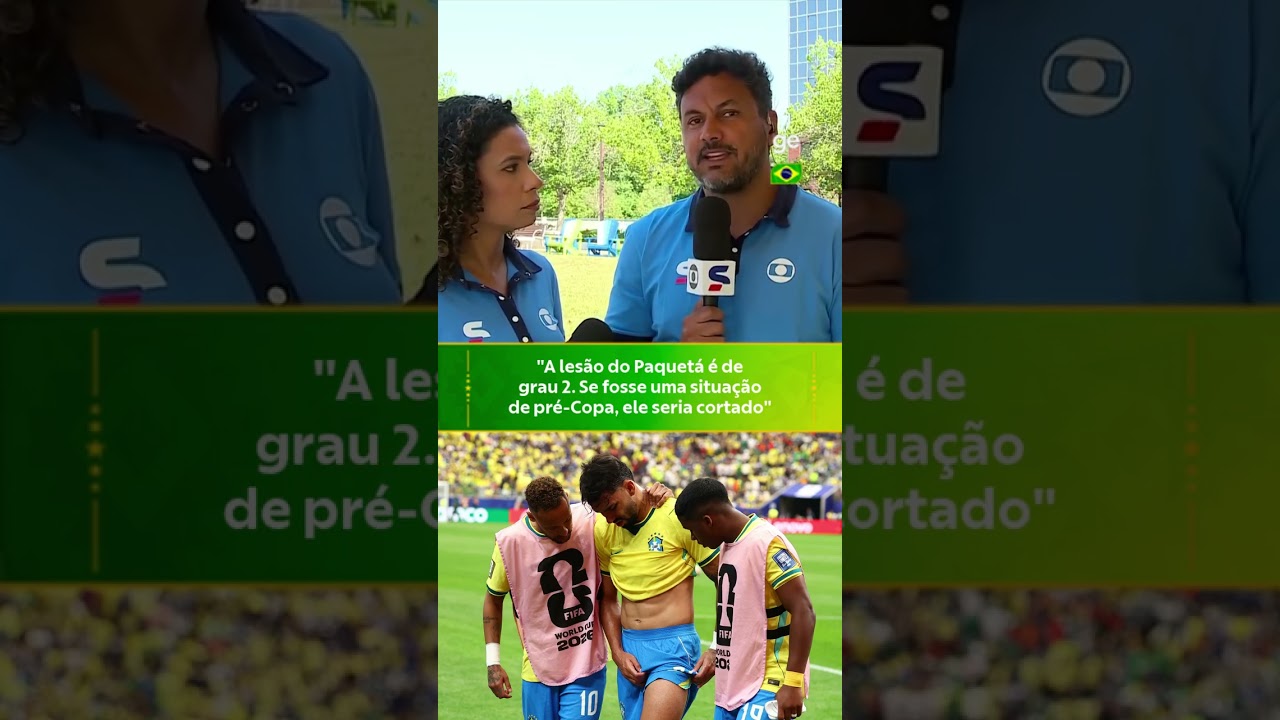 PAQUETÁ NÃO JOGA MAIS NA COPA DO MUNDO | #shorts | Copa do Mundo 2026 | ge.globo