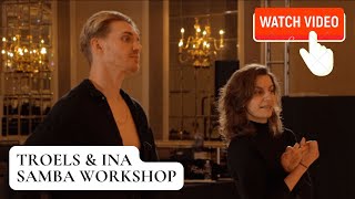 Troels Bager & Ina Jeliazkova - How to dance samba bounce | Samba basics