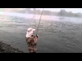 5 Pesca Salmón Chinook río Toltén (Araucanía-Chile)