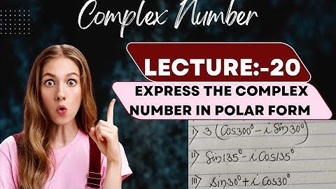 Example of Polar form of Complex Number #rdmmaths #complexnumber#mathsclass11#exampleofpolarform#