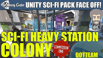 Unity Asset Reviews - Sci-Fi Heavy Station Kit Colony