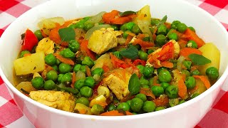 Easy Arvejado Chicken 😋 You will be surprised by the flavor 👍! by cocina rico con fanny 2,254 views 1 year ago 4 minutes, 1 second