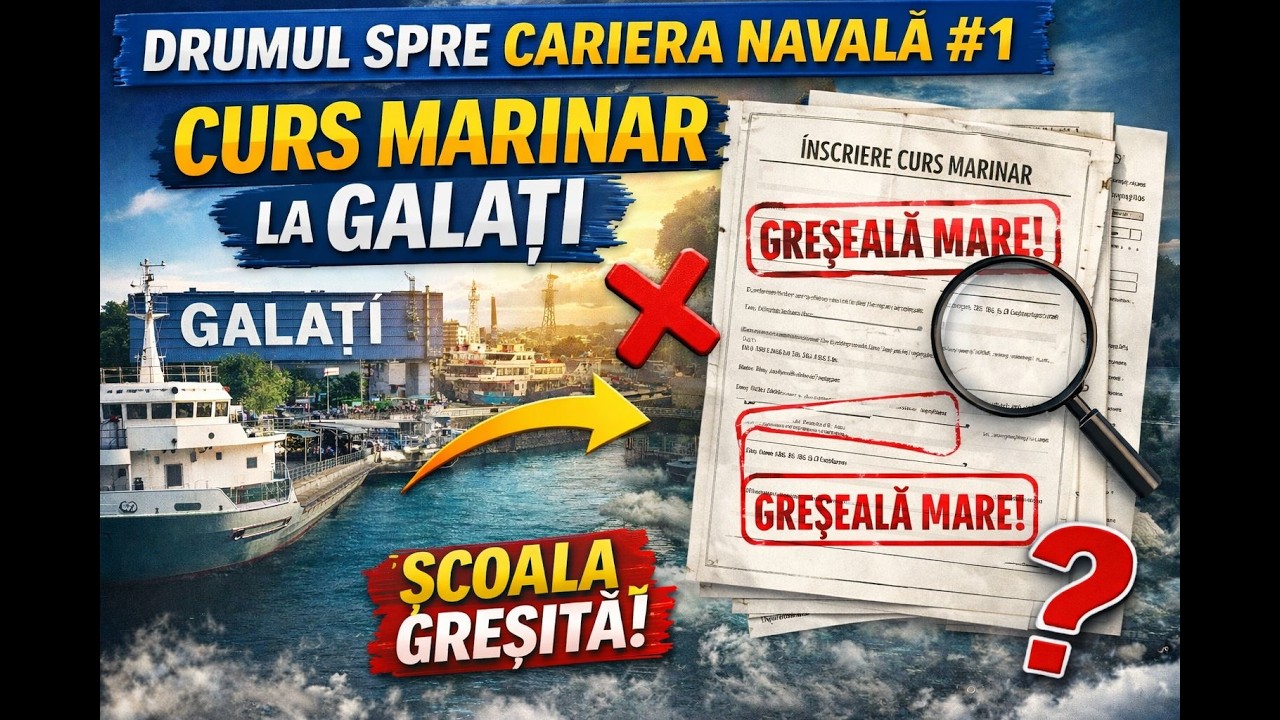 Drumul spre Cariera Navală #1 | Curs Marinar la Galați – Am ales greșit școala?