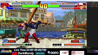 KOF98-Darkmandy~ FightCade(GGPO)【Live time:23:00~06:00】-11~泰瑞~Die!!~(IORI)