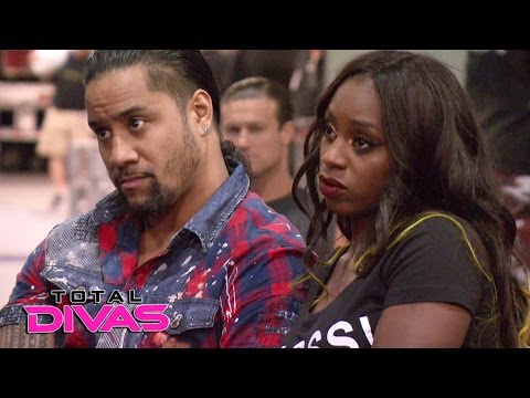 The Superstars express their nervousness before the WWE Brand Extension: Total Divas, Jan. 25, 2017