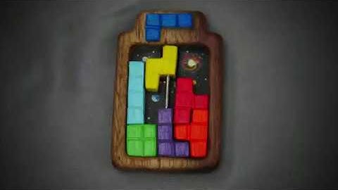 Moving Tetris Pendant by PUZZLE DUST