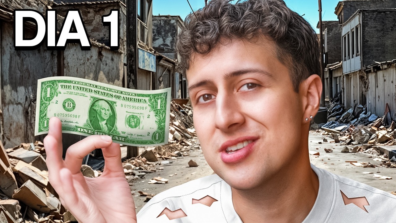 SOBREVIVIENDO CON 1$ EN COLOMBIA 😰 - Día 1 en Ibagué