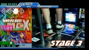Kon - MAX 300 (Heavy) 20 Times in a row (Custom Oni Course) PART 1 on DDR EXTREME (PS2, Japan)