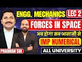 Forces in Space Lecture 2 | Numerical Problems | Engineering Mechanics | Pradhan Sir | Dinesh Sir
