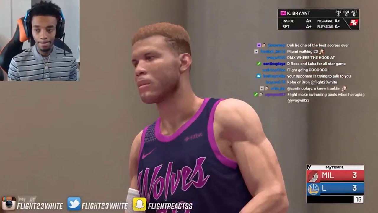 FlightReacts Goes Insane With 97 Kobe - YouTube