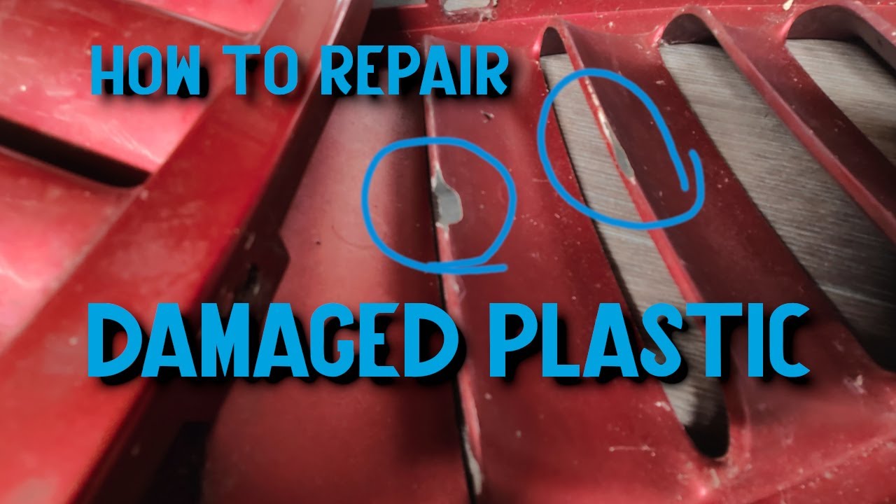 Repairing damaged plastic Genuine Ford Escort RS Cosworth Bonnet Vents ...