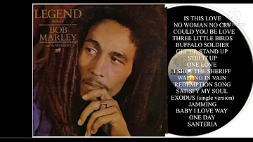 BOB MARLEY AND THE WAILERS LEGEND FULL ALBUM HQ