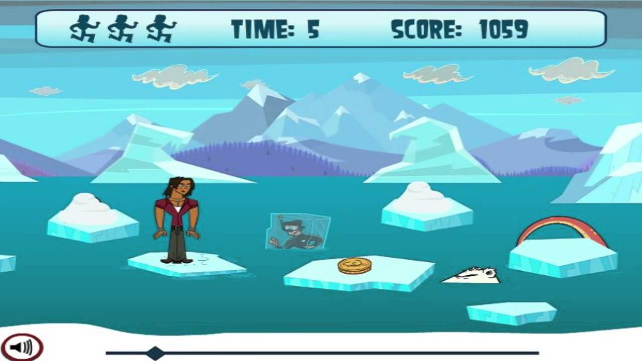 TOTAL DRAMA WORLD TOUR GAMES FREEZER BURN CARTOON NETWORK YouTube
