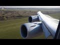 BEST EVER B747-8 Wing View! BEST vortex & aerial views: Lufthansa Buenos Aires! [AirClips]