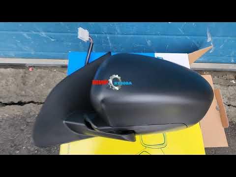 Nissan Qashqai J10 зеркало заднего вида боковое чёрное Ниссан Кашкай ...
