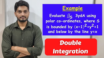 Evaluation of Double Integration using Polar Coordinates|L52|TYBSc|Double Integration  @ranjankhatu