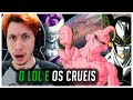 REACT FREEZA, CELL, MAJIN BOO E LOL (7 Minutoz)