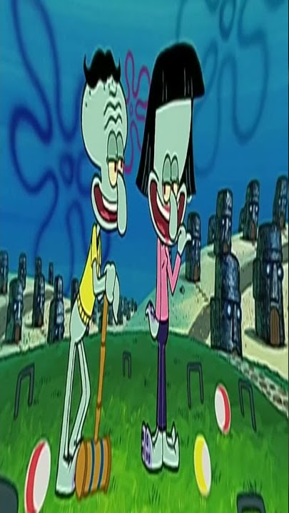 XD💙Squidward laughs at! 😂 #shorts Cool Funny video by CUCUMBE