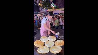 🔴Live🔴Handsome Chef’s Scallion Pancake Fresh Street Food Crunch