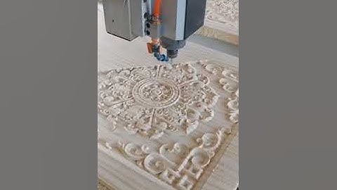 Wood Carving by cnc router #gszone #cnc #wood #design #artcam