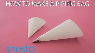 How to make a Piping bag