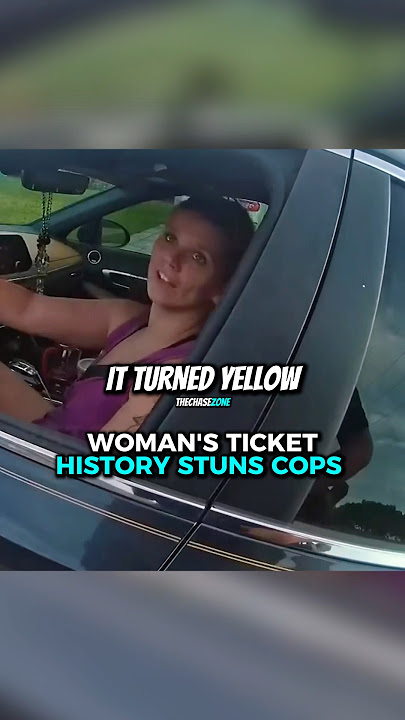 Woman's Ticket History STUNS Cops 😳
