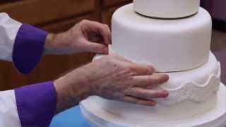 Find all the supplies here - https://www.globalsugarart.com/ chef alan
tetreault of global sugar art shows you how to make your own fondant
covered wedding c...