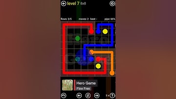 #FlowFree Regular Pack 8x8 level 7