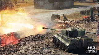 War Thunder  Tigar E Ставит Всех на место