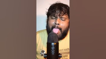 ASMR Wet Mouth Sounds Tongue Swirls No Talking #shorts