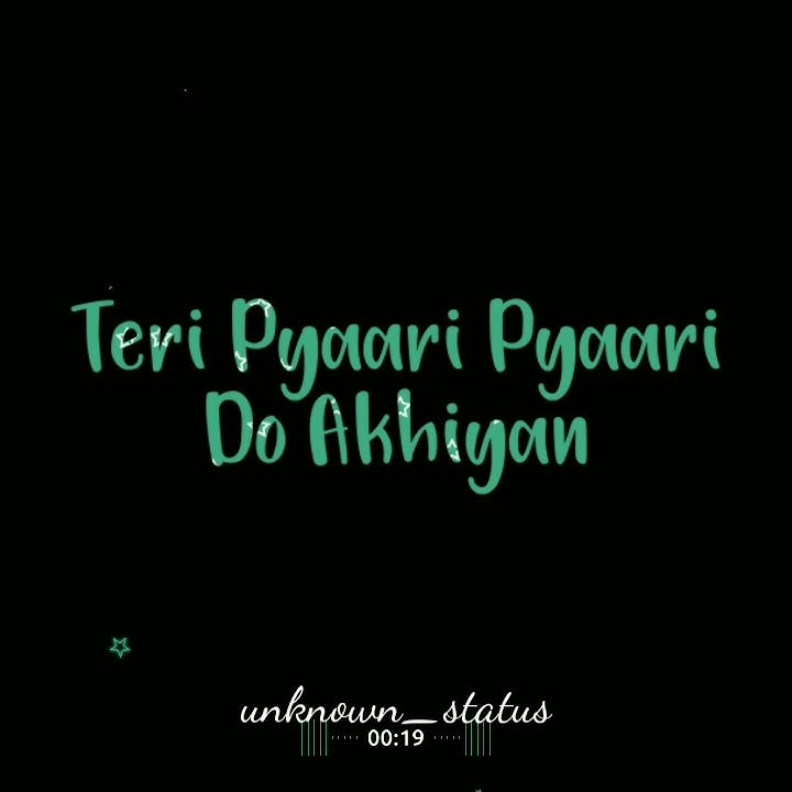 Teri Pyari Pyari Do Akhiyan ❤❤ // Trending WhatsApp Status//Love Status // Tik ToK Status//#shorts