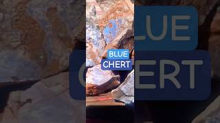 Blue CHERT glazing Limestone. Tijeras, NM