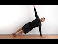 Straight arm side plank instructions  at home anywhere