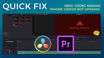 Fix iPhone Video Not Opening in Premiere Pro or DaVinci Resolve | Codec Missing Solution