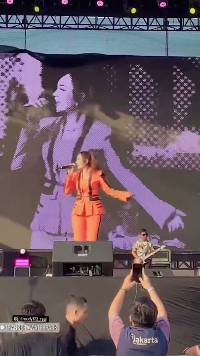 Meriah konser jihan audy bersama new monata di trasera waterpark #konser #dangdut #live #rhomairama