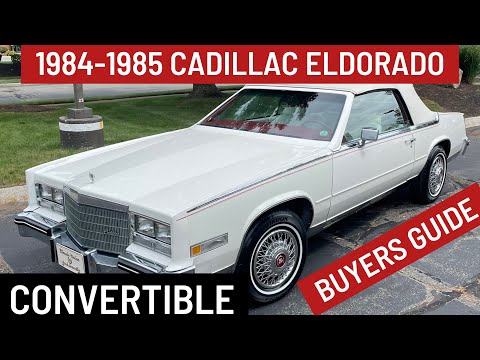 1984-1985 Cadillac Eldorado Convertible ASC Buyers Guide By George Of Elite Motor Cars Of Peabody MA