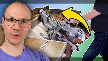Building a miter saw flip-top workbench with a built-in table saw